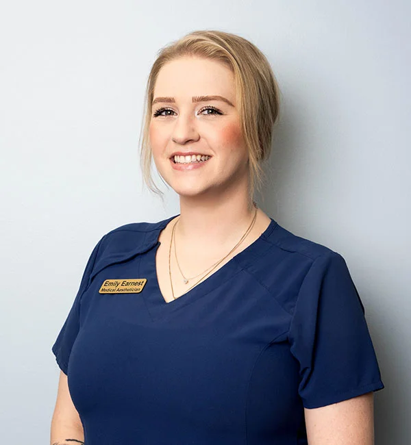 Emily Earnest - Emily brings an extensive knowledge of treatments and products for various skin conditions to the Aesthetics MedSpa team